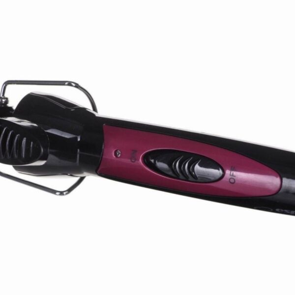 Маша за коса Esperanza EBL004, 19 мм, 360 гр кабел, Керамика, Черен/розов - Technomani