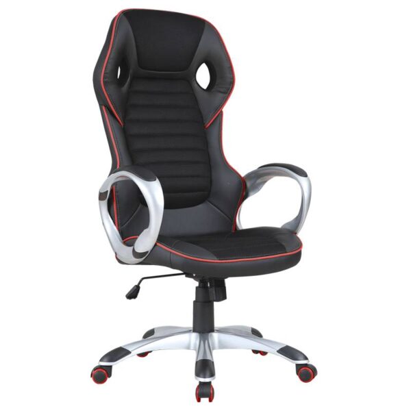 Геймърски стол Carmen 7506 - черно-червен - Technomani