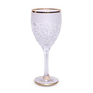 Чаша за вино Bohemia 1845 Nicolette Gold Matt 320ml, 6 броя - Technomani