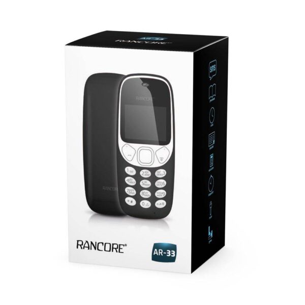 Мобилен Телефон RANCORE AR-33 черен - Technomani