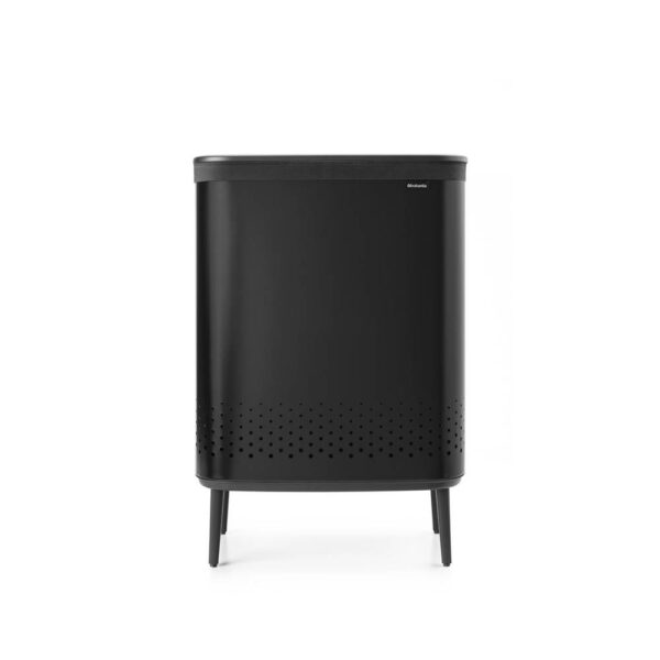 Кош за пране Brabantia Bo 2x45L, Matt Black - Technomani