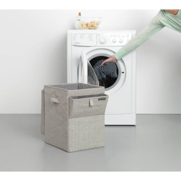 Кутия за пране Brabantia Stackable 35L, Grey - Technomani