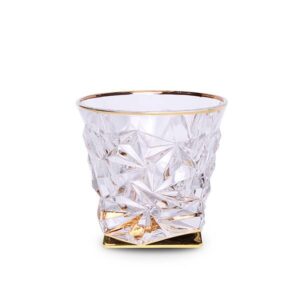 Чаша за уиски Bohemia 1845 Glacier Gold 350ml, 6 броя - Technomani