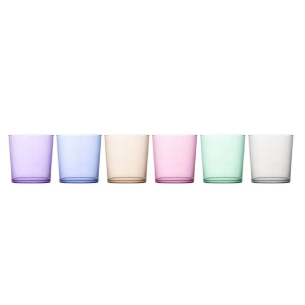 Чаша за безалкохолна напитка LAV Bodega 345ml, 6 броя, микс цветове - Technomani