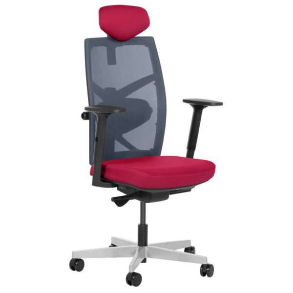 Ергономичен стол FREDO - червен - Technomani