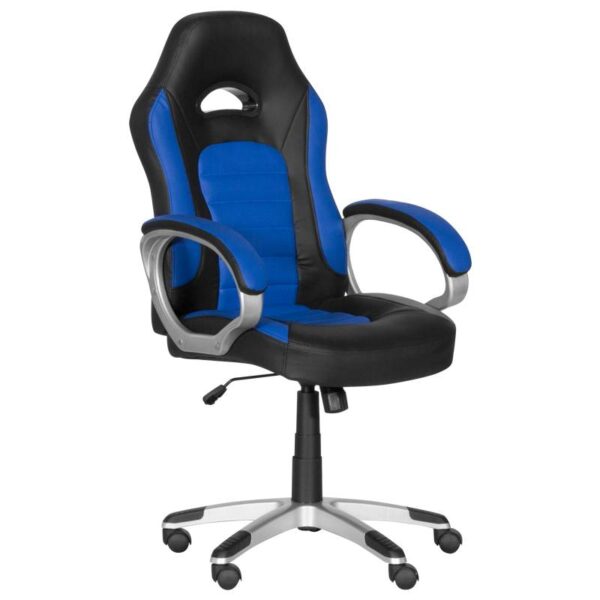 Геймърски стол Carmen 6191 - син-черен - Technomani