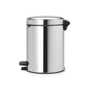 Кош за смет с педал Brabantia NewIcon 5L, Brilliant Steel - Technomani