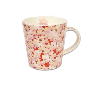 Чаша за чай и мляко Jameson + Taylor Blossoms Pink 300ml - Technomani