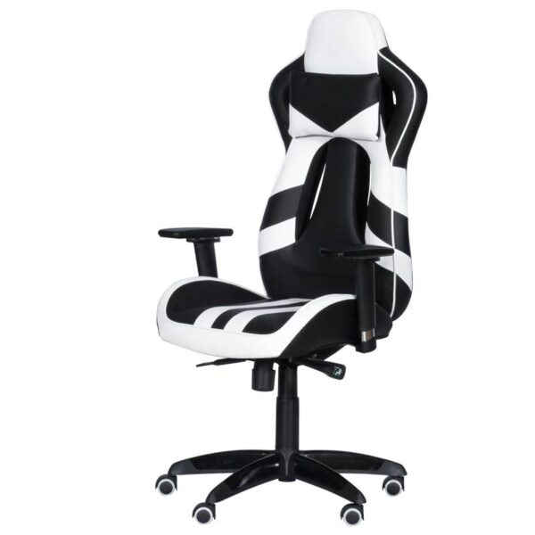 Геймърски стол SPRINTER - черен-бял - Technomani