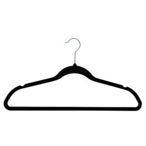 Закачалки за дрехи Dominico DM-4524, 5 броя, пластмасови, черни - Technomani