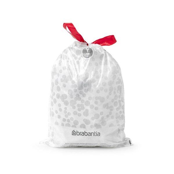 Торба за кош Brabantia PerfectFit NewIcon N размер Y, 20L, 40 броя, пакет - Technomani