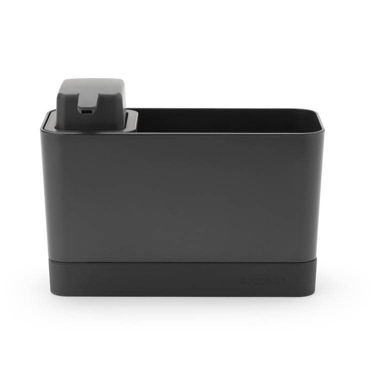 Органайзер за мивка с дозатор за течен сапун Brabantia SinkSide Dark Grey