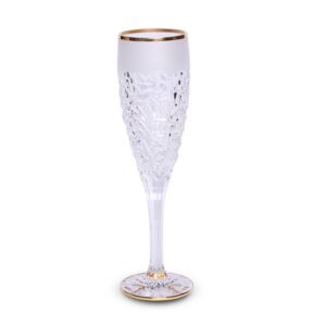 Чаша за шампанско Bohemia 1845 Nicolette Gold Matt 180ml, 6 броя - Technomani