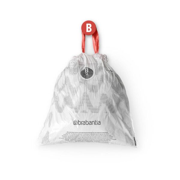 Торба за кош Brabantia PerfectFit Slide/Paper Bin размер B, 5L, 10 броя, ролка - Technomani
