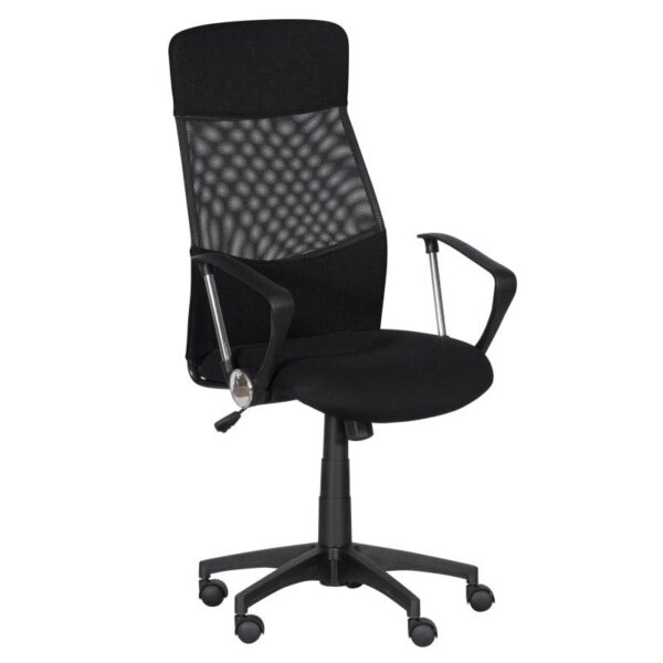 Работен офис стол Carmen 7536 - черен - Technomani