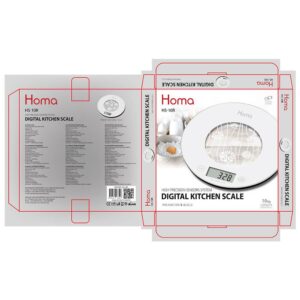 Везна HOMA HS-10R, ел.кухненска, 10kg - Technomani