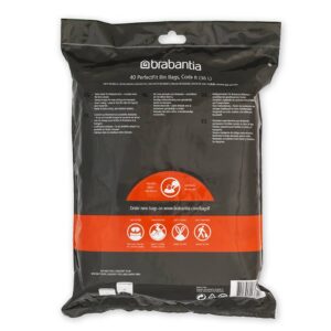 Торба за кош Brabantia PerfectFit Bo, размер R, 36L, 40 броя, пакет - Technomani