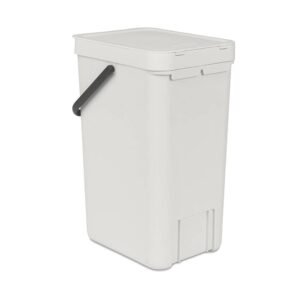 Кош за смет за разделно събиране Brabantia Sort&Go 16L, Light Grey - Technomani