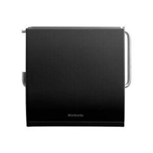 Държач за тоалетна хартия Brabantia ReNew Matt Black - Technomani