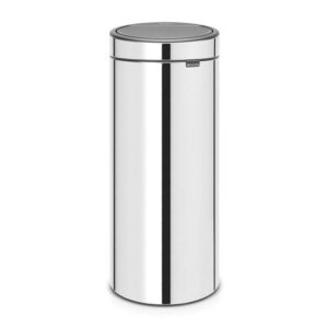 Кош за смет Brabantia Touch Bin New 30L, Brilliant Steel - Technomani