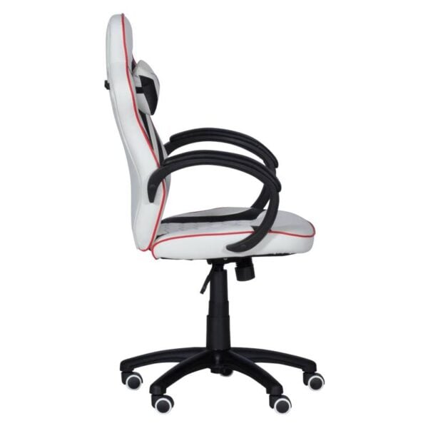 Геймърски стол Carmen 6307 - бяло-черен - Technomani