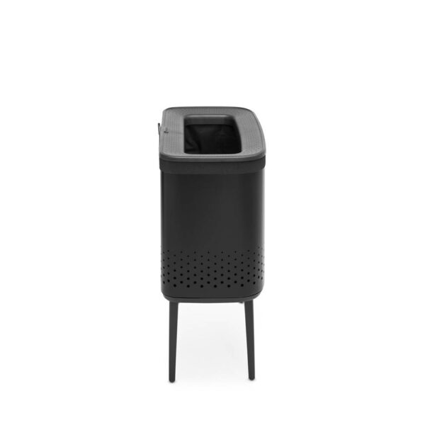 Кош за пране Brabantia Bo 60L, Matt Black - Technomani