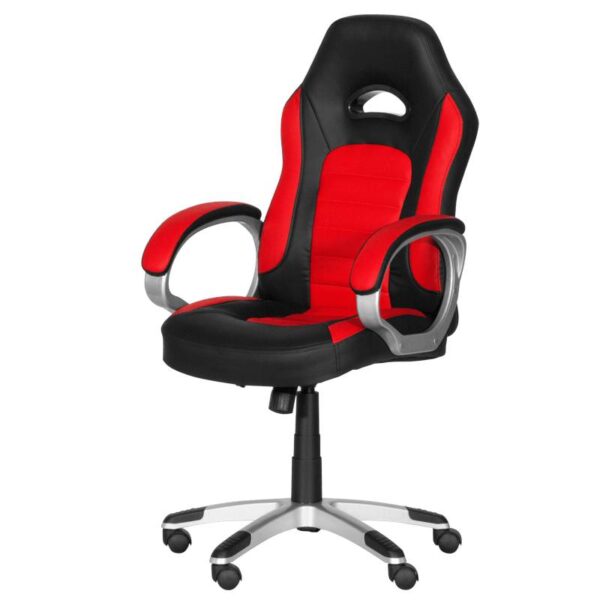Геймърски стол Carmen 6191 - червен-черен - Technomani