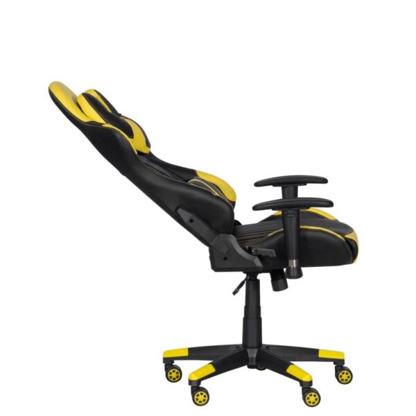Геймърски стол Carmen 6193 - черен - жълт - Technomani