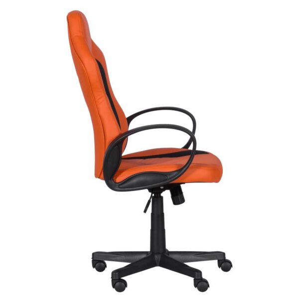 Геймърски стол Carmen 7525 R - оранжево - черен - Technomani