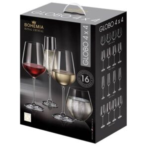 Комплект за вино Bohemia Royal & Crystalite Globo - Technomani