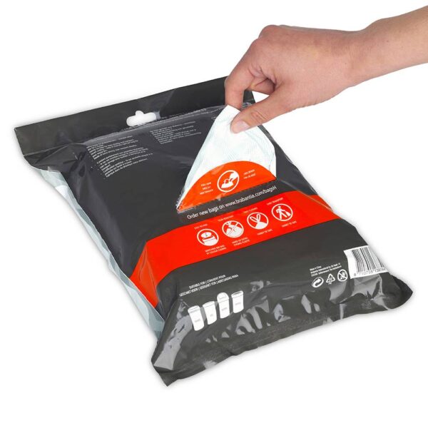 Торба за кош Brabantia PerfectFit Touch/Push/Big Bin размер H, 50-60L, 40 броя, пакет - Technomani