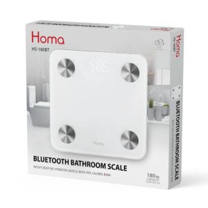 Везна HOMA HS-180BT електронна, анализатор, Bluetooth, 180kg - Technomani