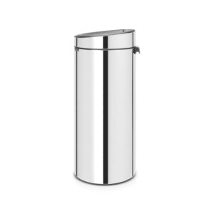 Кош за смет Brabantia Touch Bin New 30L, Brilliant Steel - Technomani