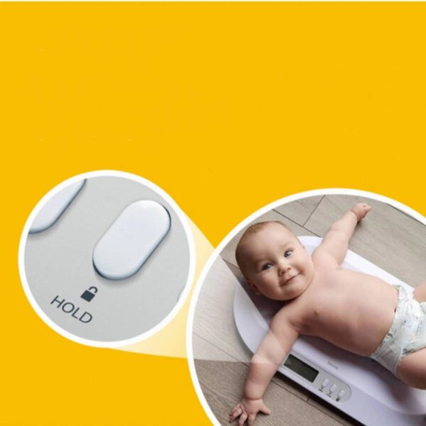 Бебешка електронна везна Beurer BY 90, Smart, LCD дисплей, Bluethooth, Макс. тегло 20кг, Бял - Technomani
