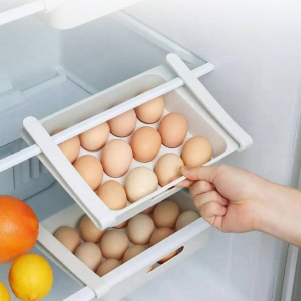 Поставка за яйца за хладилник Kosova 964FRM2201, 12 отделения, Пластмаса, Бял - Technomani
