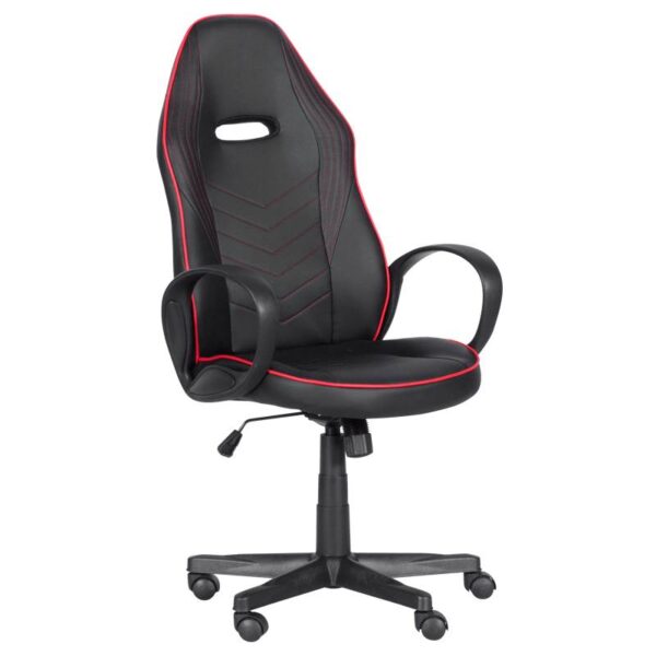 Геймърски стол Carmen 7530 - черно - червен - Technomani