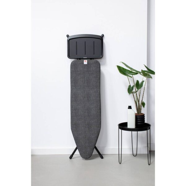 Маса за гладене Brabantia B 124x38cm с поставка за парогенератор, Denim Black - Technomani