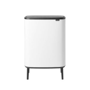 Кош за смет Brabantia Bo Touch Hi 2x30L, White - Technomani