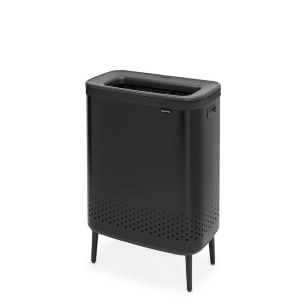 Кош за пране Brabantia Bo 2x45L, Matt Black - Technomani