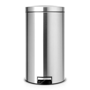 Кош за смет с педал Brabantia Silent Twin 2x20L, Matt Steel Fingerprint Proof - Technomani