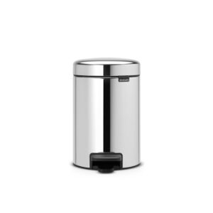 Кош за смет с педал Brabantia NewIcon 3L, Brilliant Steel - Technomani