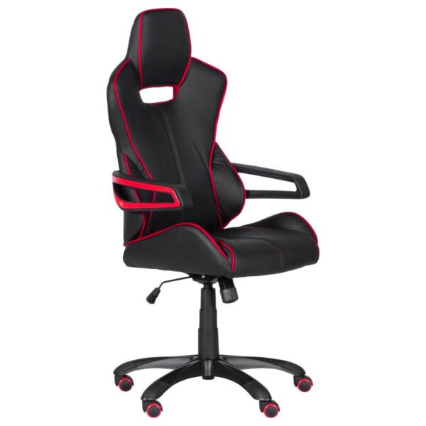 Геймърски стол Carmen 7513 - черно-червен - Technomani