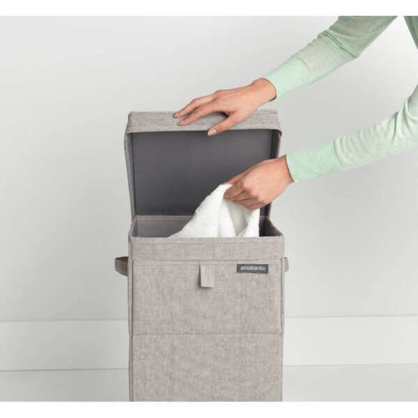 Кутия за пране Brabantia Stackable 35L, Grey - Technomani