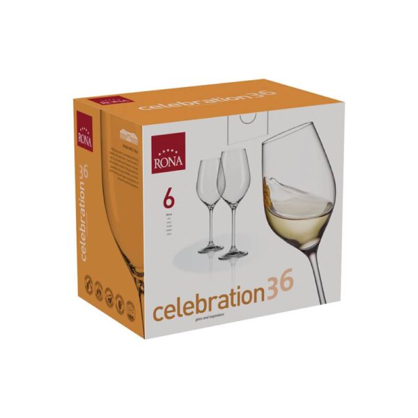 Чаша за вино Rona Celebration 6272 760ml, 6 броя - Technomani