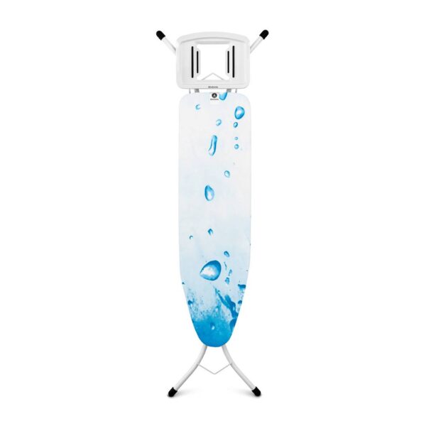 Маса за гладене Brabantia A 110x30cm с масивна поставка за ютия, Ice Water - Technomani