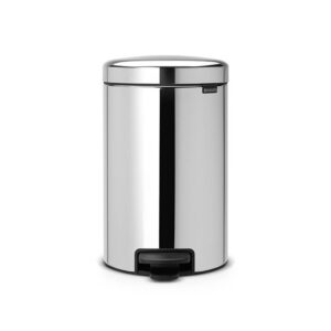 Кош за смет с педал Brabantia NewIcon 12L, Brilliant Steel - Technomani