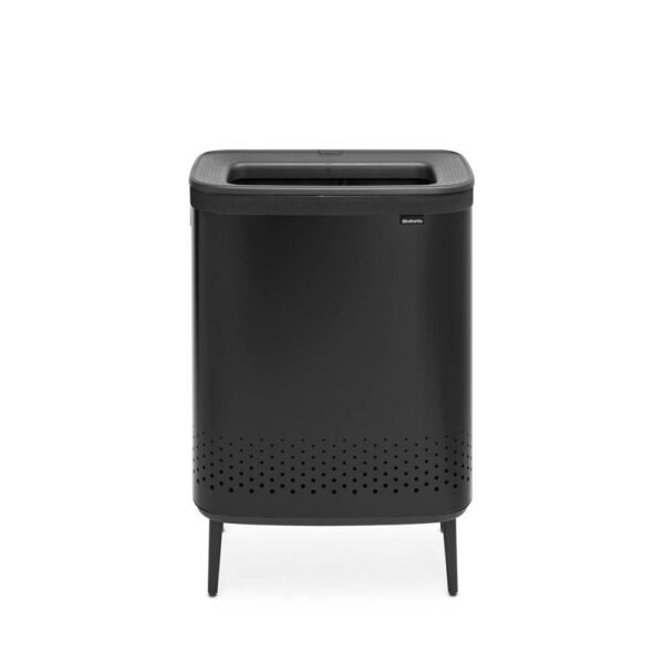 Кош за пране Brabantia Bo 2x45L, Matt Black - Technomani