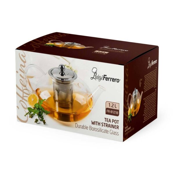 Чайник с цедка Luigi Ferrero Coffeina FR-8121B 1.2L - Technomani