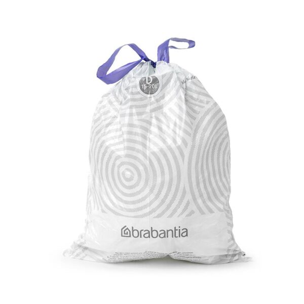 Торба за кош Brabantia PerfectFit Sort&Go/Built-In размер D, 15-20L, 10 броя, ролка - Technomani