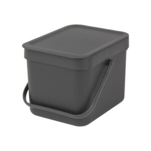 Кош за смет за разделно събиране Brabantia Sort&Go 6L, Grey - Technomani